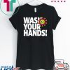 Fun Cartoon Instruction Health Advice Wash Your Hands Tee Shirt