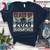Funny Class Of 2020 Graduating Class In Quarantine Vintage Tee Shirts