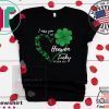 Heart Butterfly Shamrocks I Miss You But Heaven Is So Lucky To Have You Tee Shirts