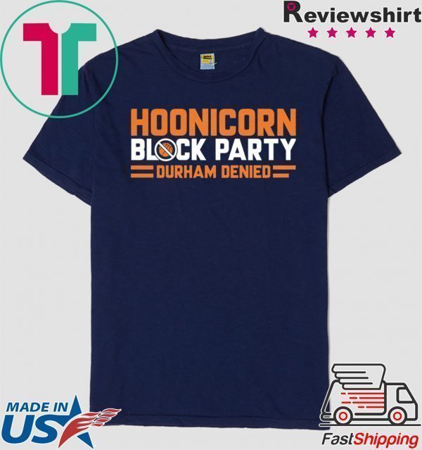 Hoonicorn Block Party, Charlottesville Hoops Tee Shirts