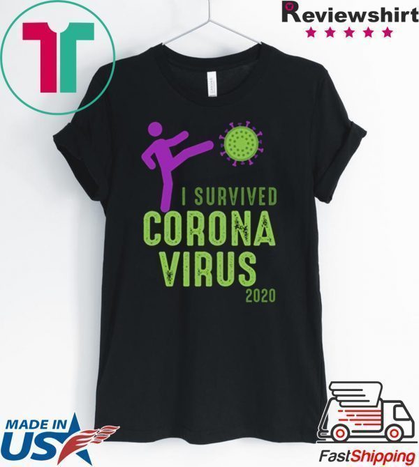 I Survived Coronavirus 2020 Nurses Favorite Cool Tee Shirts