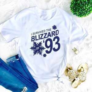 I Survived the Blizzard of 93 Tee Shirts
