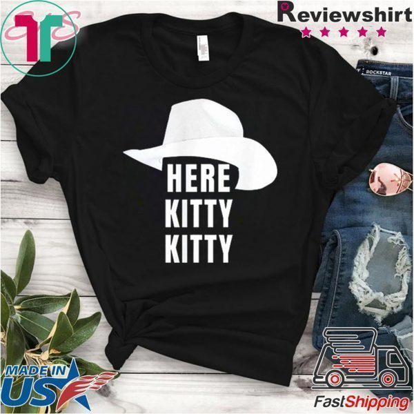 Joe Exotic Tiger King Here Kitty Kitty Funny Music Video original T-Shirt