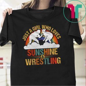 Just A Girl Who Loves Sunshine Wretling Tee Shirts