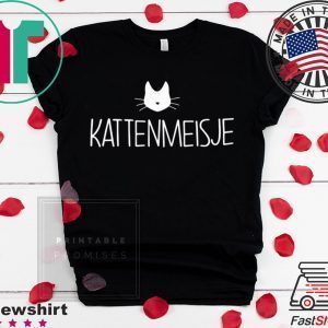 Kattenmeisje Cat Face Tee Shirts