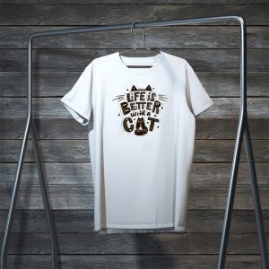 Life Is Better With A Cat Tee Shirts