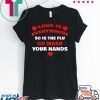 Love Is Everywhere So Is The Flu Wash Your Hands Designer Tee Shirt