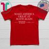 Make America Great At Math Again Tee Shirts