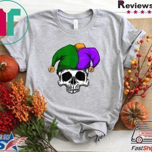 Mardi Gras Carnival Mask Sugar Skull Jester Clown Costume Limited T-Shirt