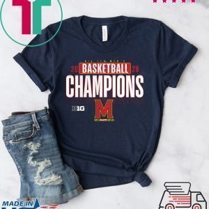 Maryland Terrapins Big Ten Men’s Basketball Champions Tee Shirt