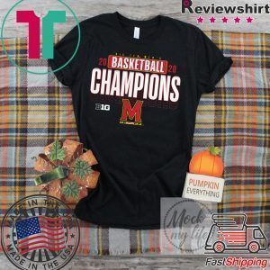 Maryland Terrapins Big Ten Men’s Basketball Champions Tee Shirt