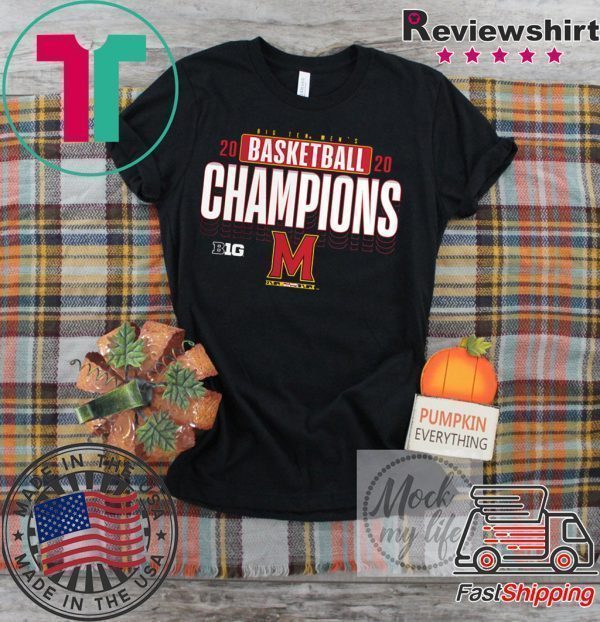 Maryland Terrapins Big Ten Men’s Basketball Champions Tee Shirt