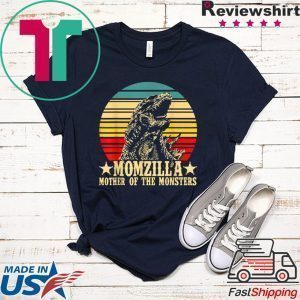 Momzilla Mother Of The Monsters Retro Vintage Tee Shirts