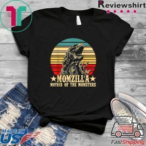 Momzilla Mother Of The Monsters Retro Vintage Tee Shirts