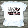 My Heart Belongs To A Fireman Tee Shirts