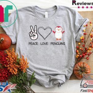 Peace Love Penguins Gift T-Shirts