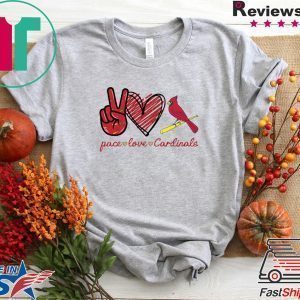 Peace love Cardinals Tee Shirts