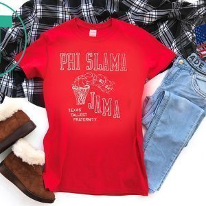 Phi Slama Jama Houston Cougars 1980s College Basketball Tee Shirts