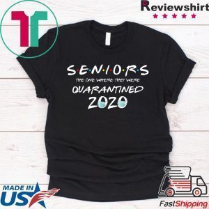 Quarantine Toilet paper Tee Class of 2020 Graduation Senior Tee Shirt