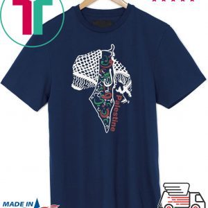 Rashida Tlaib Palestine Shemagh With Map Tee Shirts