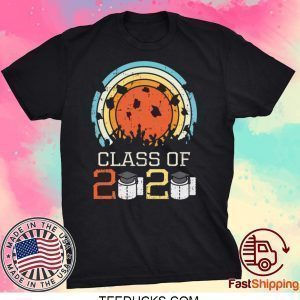 Retro Class Of 2020 Toilet Paper Shirt Funny Graduation original T-Shirt