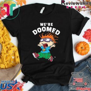 Rugrats Chuckie Finster We’re Doomed Tee Shirts