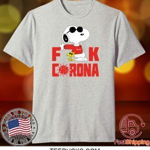 SNOOPY FUCK CORONA TEE SHIRTS