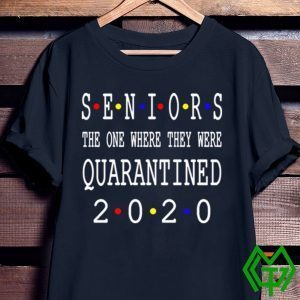 Senior Class of 2020 Shit Is Gettin' Real - Class Of 2020 Graduation Senior Funny Quarantine T-Shirt