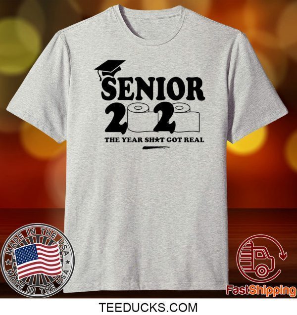 Senior Shirt Class of 2020 T Shirt Funny Social Distancing Stay at Home Quarantined Tee Shirts