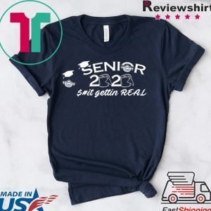 Seniors 2020 Getting Real Funny Toilet Paper Graduation Day Class of 2020 Tee Shirts