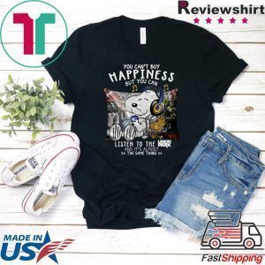 Snoopy you can’t buy happiness but you can listen to Linkin Park and it’s almost the same thing Tee Shirts