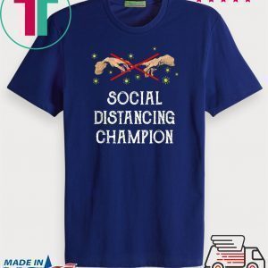 Social Distancing World Champion Funny Introvert Virus Women's T-Shirt