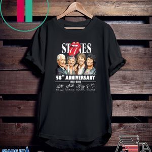 Stones 58th anniversary 1962 2020 signatures Tee Shirt