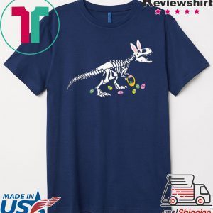 T-Rex Easter Dinosaur Bunny Shirt Tee Shirts