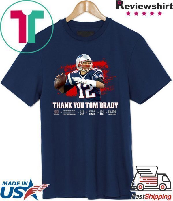 Thank You Tom Brady Tee Shirts