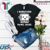 Toilet Paper Shortage Virus Flu Panic 2020 I Survived T-Shirts 1
