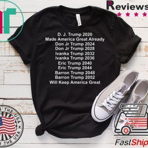 Trump 2020 made america great already Tee Shirts