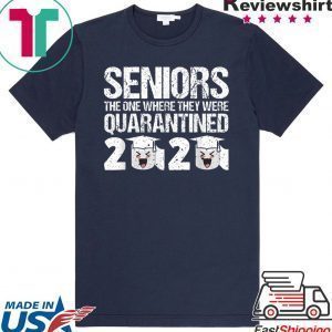 Vintage Seniors The One Where They Were Quarantined 2020 Tee Shirts