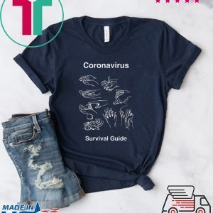 Wash your Hands Coronavirus survival guide parody graphic Tee Shirts