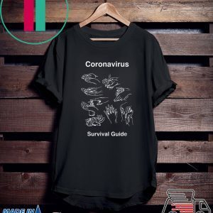 Wash your Hands Coronavirus survival guide parody graphic Tee Shirts