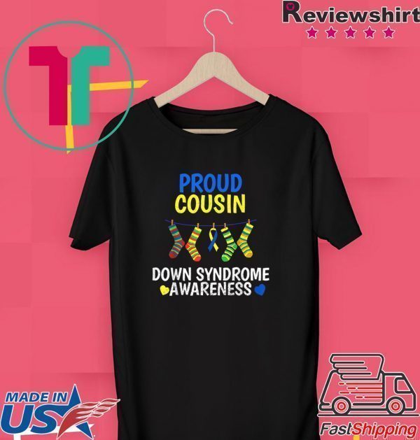 World Down Syndrome Day Costume Cousin Socks Ribbon Tee Shirts