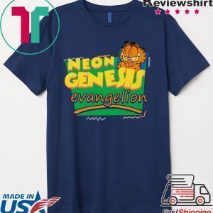 neon genesis evangelion garfield Tee Shirts
