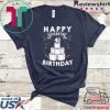 40th Birthday Gift Idea Born in 1980 Happy Quarantine Birthday 40 Years Old T Shirt Social Distancing Tee Shirts
