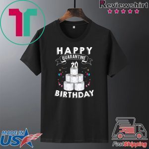 70th Birthday Gift Idea Born in 1950 Happy Quarantine Birthday 70 Years Old T Shirt Social Distancing Tee Shirts