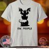 Black Cat Bats and Skull Ew People Tee Shirts