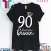 Born in 1930 My 90th Birthday Quarantine Queen Social Distancing Birthday 2020 Tee Shirts
