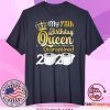 Born in 1945 My 75th Birthday Queen The One Where I was Quarantined Birthday 2020 Tee Shirts