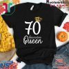 Born in 1950 My 70th Birthday Quarantine Queen Social Distancing Birthday 2020 Tee Shirts