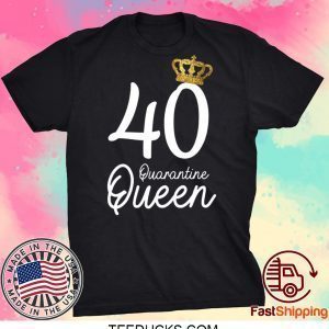 Born in 1980 My 40th Birthday Quarantine Queen Social Distancing Birthday 2020 Tee Shirts
