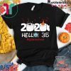 Born in 1985 Birthday Gift Idea 2020 Hello 35 Toilet Paper Birthday Cake Quarantined Social Distancing Classic Tee Shirts